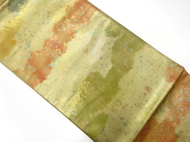 JAPANESE FUKURO OBI / WOVEN MIST